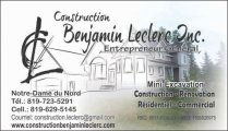 Construction Benjamin Leclerc Inc.