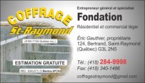 Coffrage Saint-Raymond
