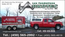 FONDATIONS ARKOTEC INC FONDATIONS ARKOTEC INC