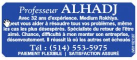 Professeur ALHADJ