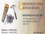 Construction et Rénovation Berthier Ouellet Inc.