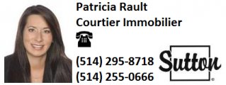 Patricia Rault Courtier immobilier Sutton Synergie inc Patricia Rault Courtier immobilier Sutton Synergie inc