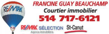 Francine Guay Beauchamp Courtier Immobilier Remax Sélection