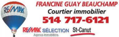 Francine Guay Beauchamp Courtier Immobilier Remax Sélection Francine Guay Beauchamp Courtier Immobilier Remax Sélection