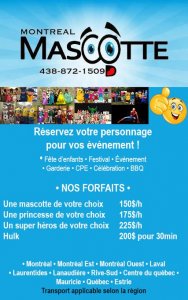 promotion : Montreal Mascotte