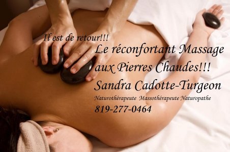 promotion : Sandra Cadotte-Turgeon Massothérapeute, Naturothérapeute