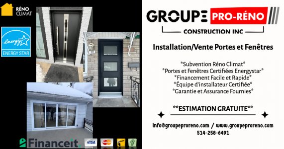 promotion : Groupe Pro-Réno Construction Inc.