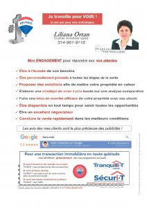 promotion : Liliana Ortan Courtier Immobilier Agréé - REMAX Alliance